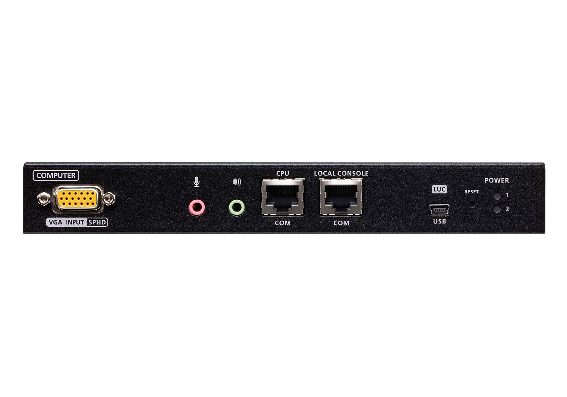 ATEN RCMVGA101 KVM over IP-Switch – USB/PS/2, 2× VGA, 3,5 mm Audio, für Windows/Mac/Linux