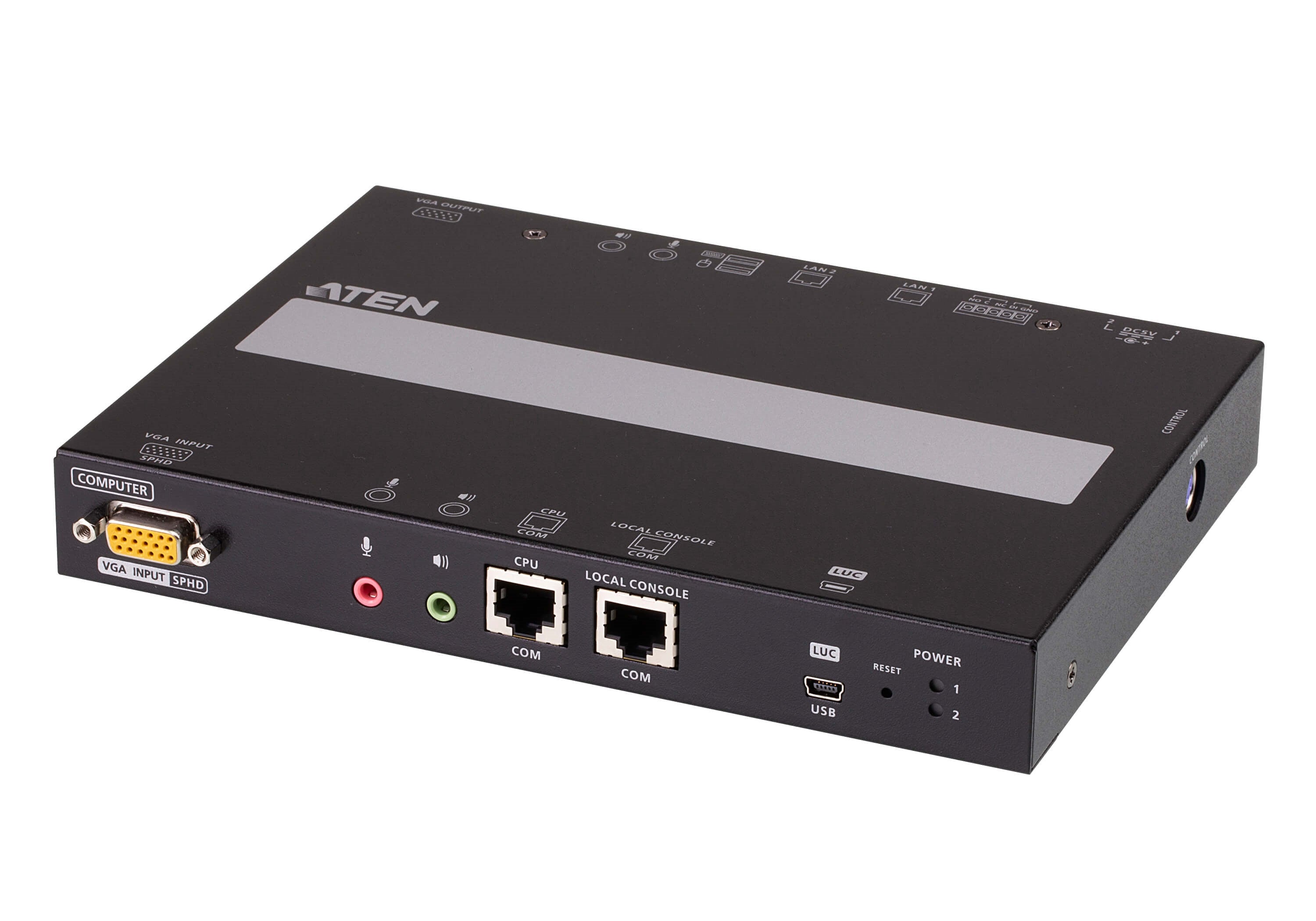 ATEN RCMVGA101 KVM over IP-Switch – USB/PS/2, 2× VGA, 3,5 mm Audio, für Windows/Mac/Linux