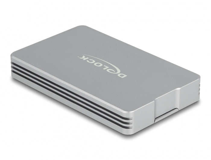 DeLOCK USB4 40 Gbit/s Gehäuse – 1-Bay Desktop SSD-Gehäuse – für M.2 80 mm NVMe