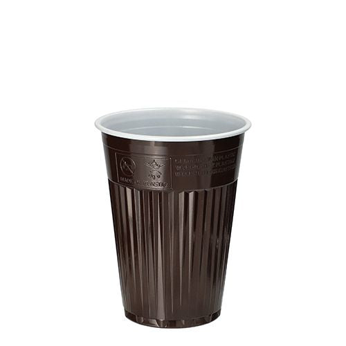 Papstar Becher, PS – 1,8 dl, braun – 100 Stk.