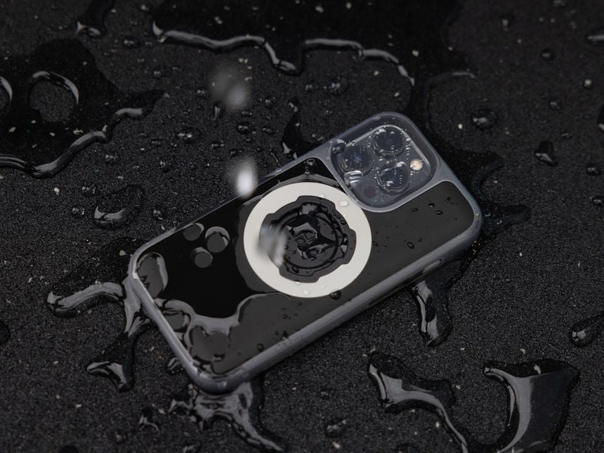 Quad Lock MAG Poncho Backcover – für Apple iPhone 13 Pro Max, TPU, transparent, staubresistent, wasserfest