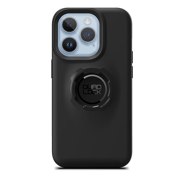 Quad Lock Backcover – für Apple iPhone 14 Pro, PC+TPU, Schwarz