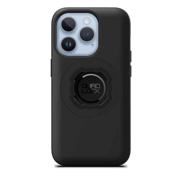 Quad Lock MAG Backcover – für Apple iPhone 14 Pro, Mikrofaser+PC+TPU, Schwarz
