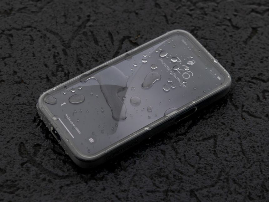 Quad Lock MAG Poncho Backcover – für Apple iPhone 13 Pro Max, TPU, transparent, staubresistent, wasserfest