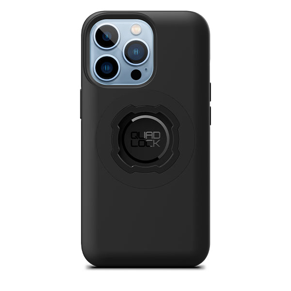 Quad Lock MAG Case – Backcover – für Apple iPhone 13 Pro, Mikrofaser+PC+TPU, schwarz, kabelloses Laden