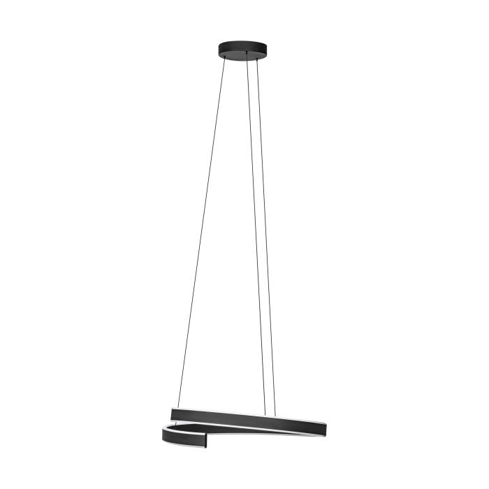 EGLO LED-Hängeleuchte ANDABAIA-Z – Ø 60 × 154 cm, 5300 lm, 42,5 W, 3000–6500 K, dimmbar, für Alexa/BT, schwarz