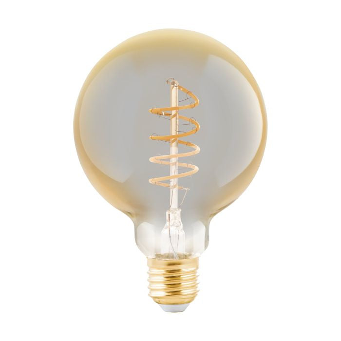 EGLO Leuchtmittel E27 Globus G95 – 245 lm, 4 W, Warmweiss 2000 K, dimmbar – IP20 – 1 Stk. – Glas