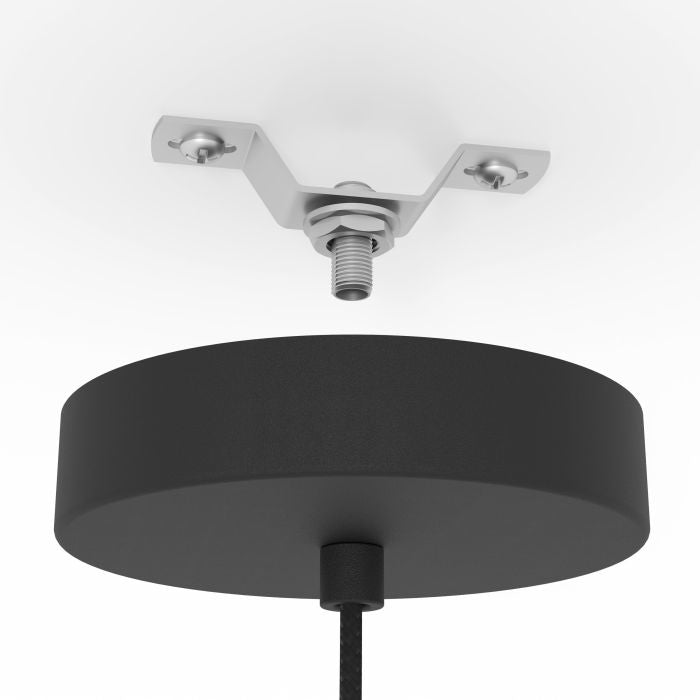 EGLO Pendelleuchte Romazzina – Ø 32,5 × 110 cm, 40 W, dimmbar, für ZigBee 3.0, schwarz, exkl. E27