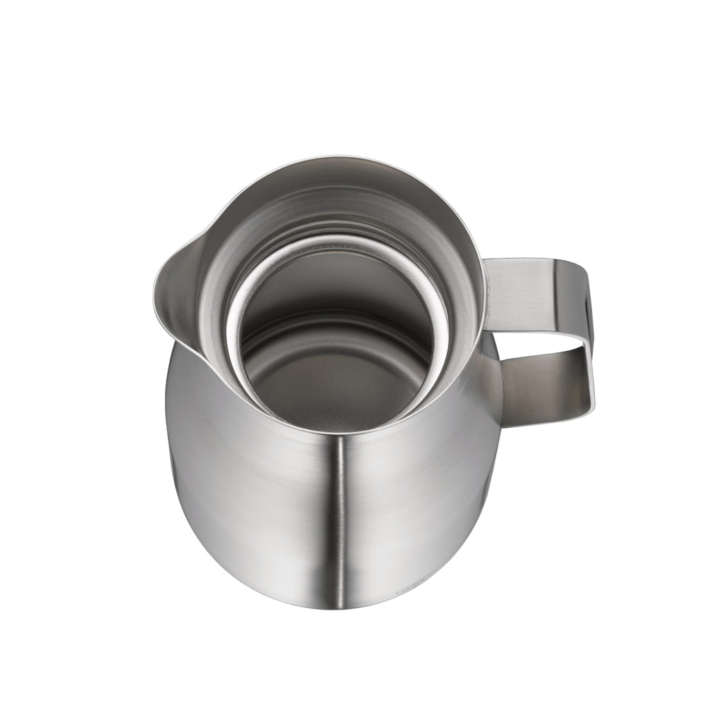 Alfi Thermoskanne Studio – 1 l, 14,9 × 12,0 × 22,3 cm, Edelstahl, Silber, mit Deckel, vakuum-isoliert