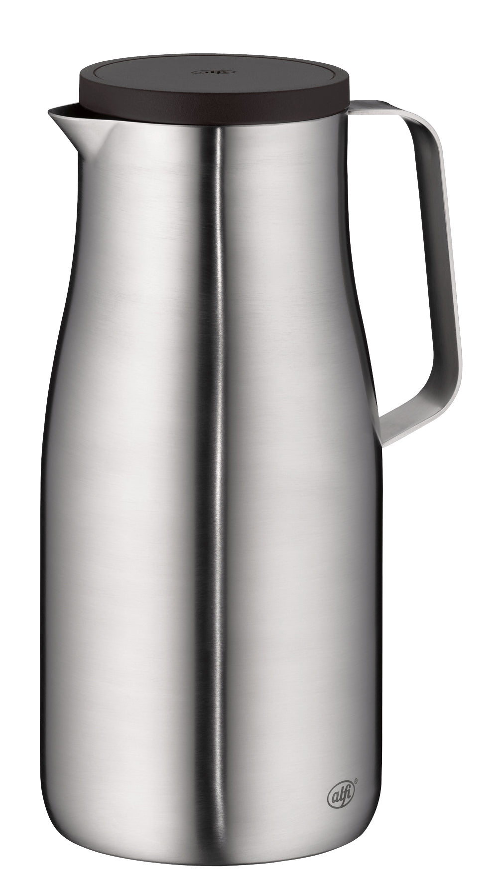 Alfi Thermoskanne Studio – 1,5 l, Edelstahl, Silber, mit Deckel, auslaufsicher