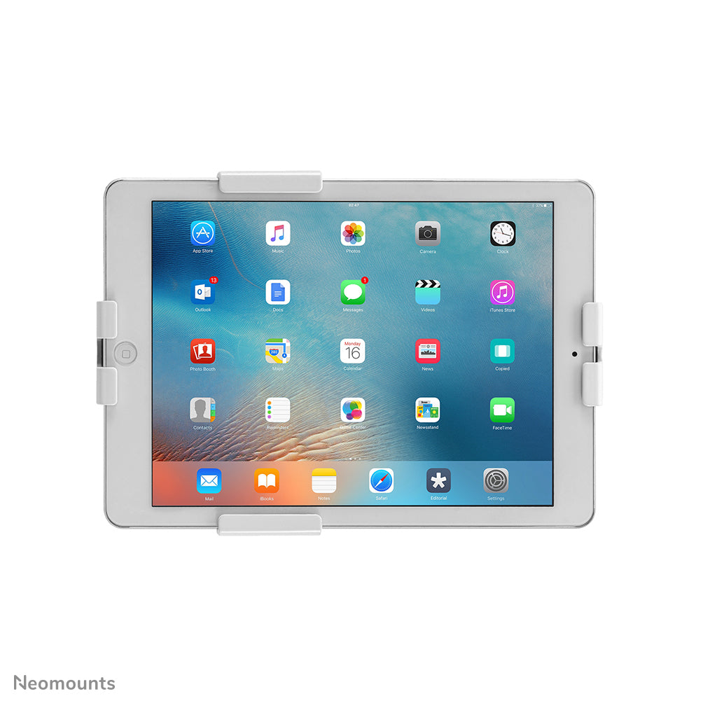 Neomounts Tablet-Wandhalterung – 7,9–11", abschliessbar, VESA 100×100 – Weiss