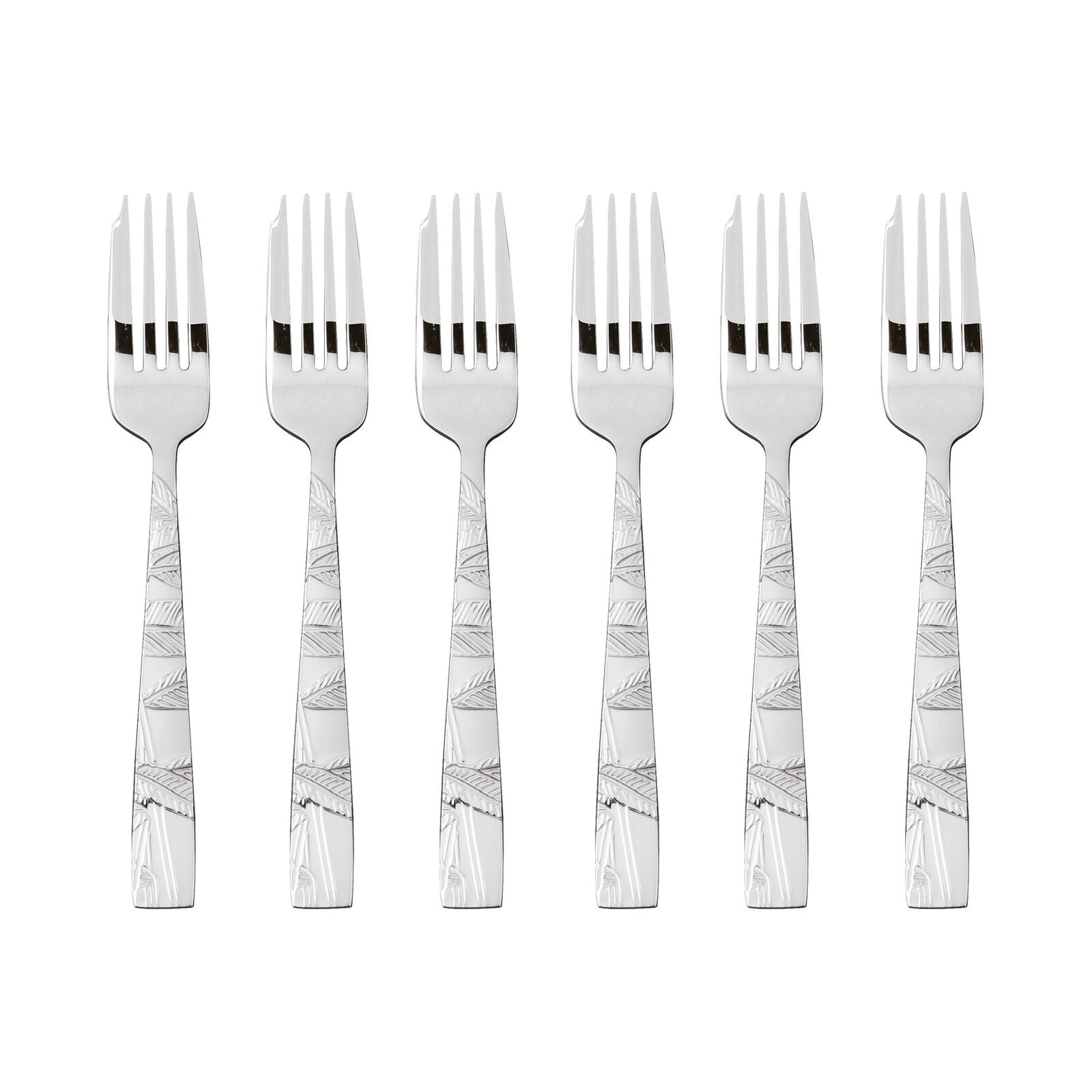 Sambonet Kuchengabel – 6er-Set, Edelstahl, spülmaschinenfest