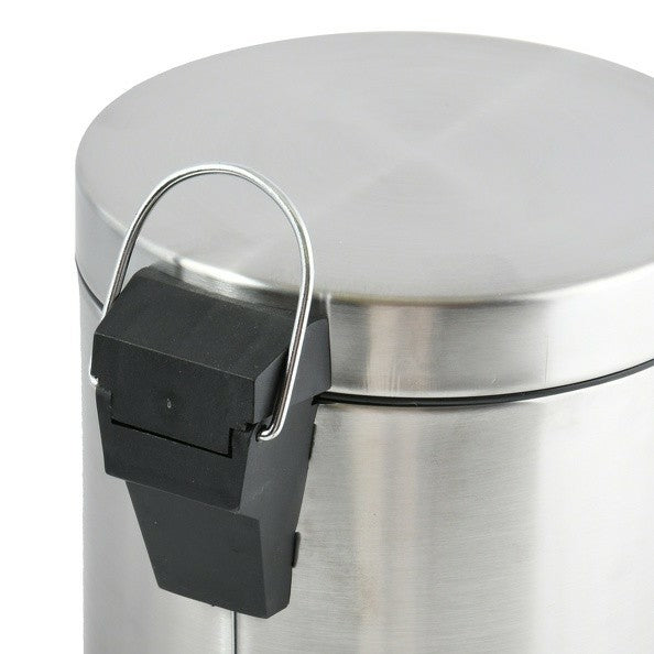 MSV Treteimer – 5 l – Edelstahl, rund