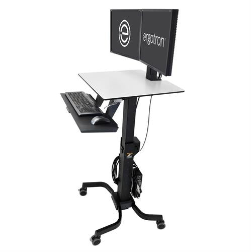 Ergotron WorkFit C Dual Steh-/Sitz-Tisch, höhenverstellbar