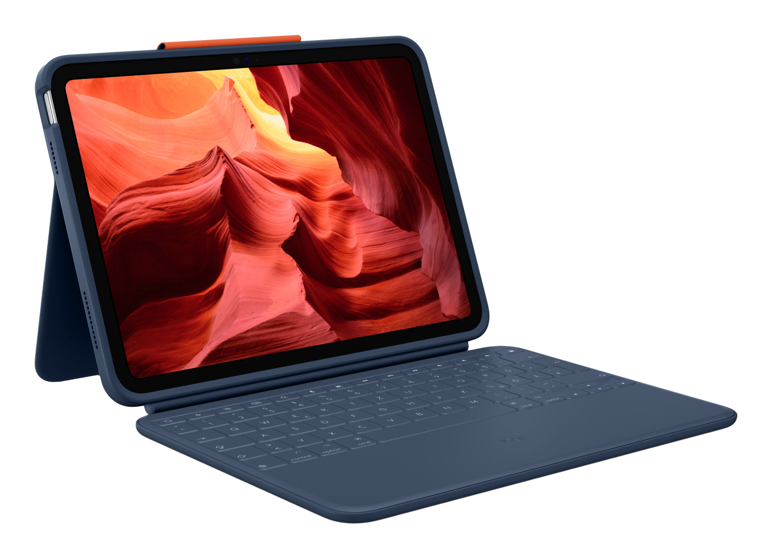 Logitech Rugged Combo 4 – Tastatur, Blau