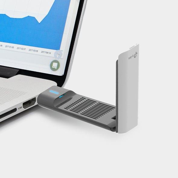 TP-Link Archer TX20UH USB-WLAN-Adapter – Wi-Fi 6 (802.11ax), bis zu 1800 Mbit/s, USB 3.2 Gen 1 (5 Gbit/s) – für W