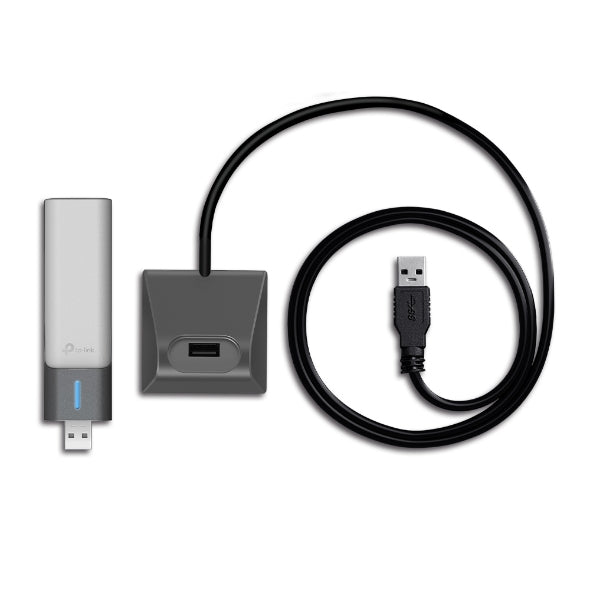 TP-Link Archer TX20UH USB-WLAN-Adapter – Wi-Fi 6 (802.11ax), bis zu 1800 Mbit/s, USB 3.2 Gen 1 (5 Gbit/s) – für W