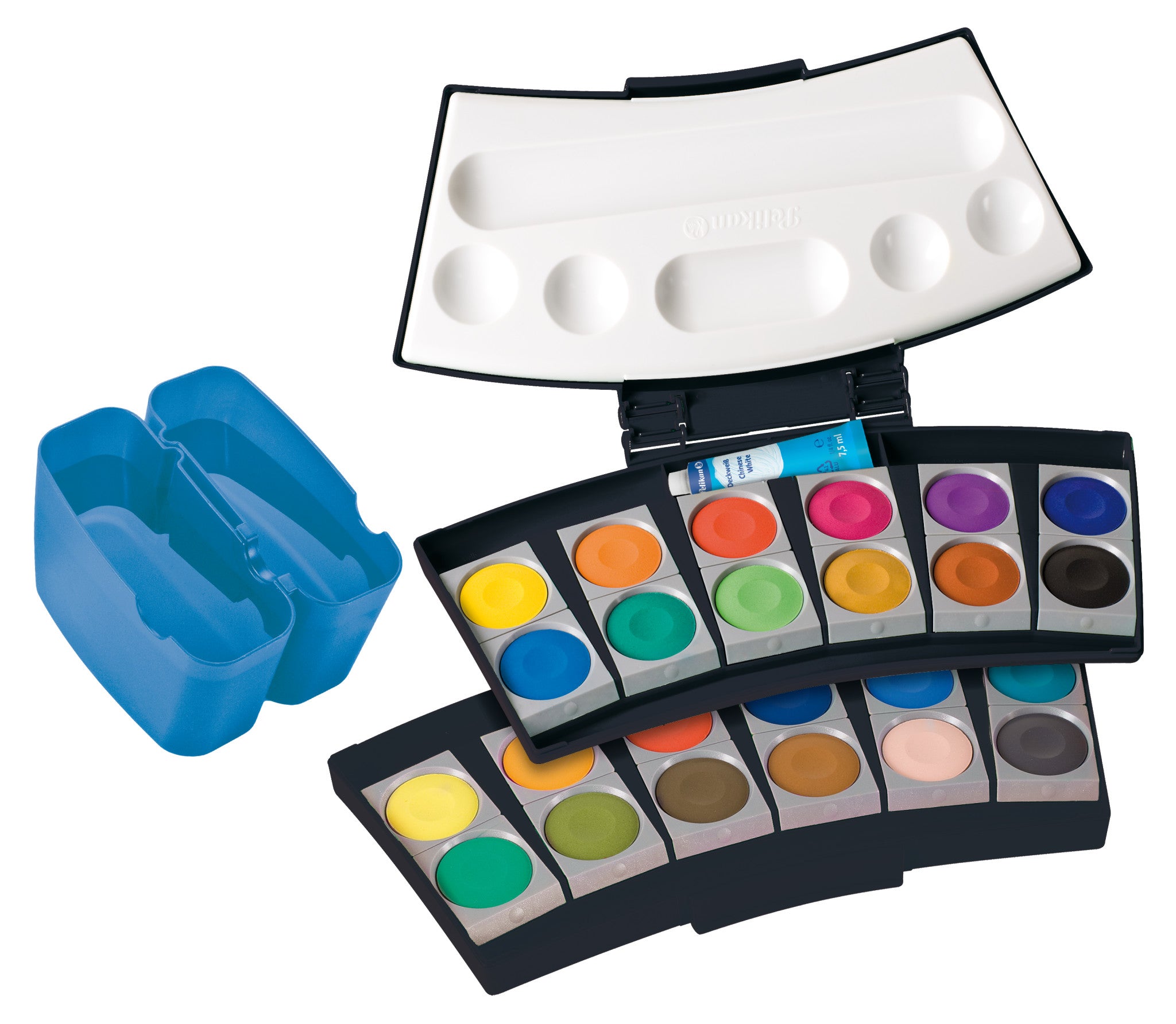 Pelikan Deckfarbkasten – 24 Farben – deckend