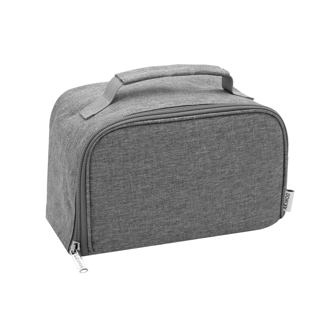 Akinod Lunchbox 1,4 l, 20 × 15 × 20 cm, Holz/Kunststoff (PP/PE), Schwarz, 2 Stk.