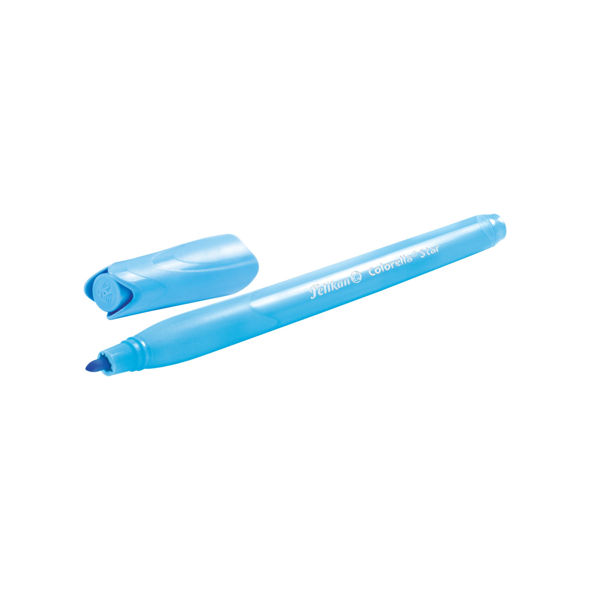 Pelikan Colorella Star Filzstifte – Rundspitze, 0,6 mm, wasserbasiert, auswaschbar, 24 Farben