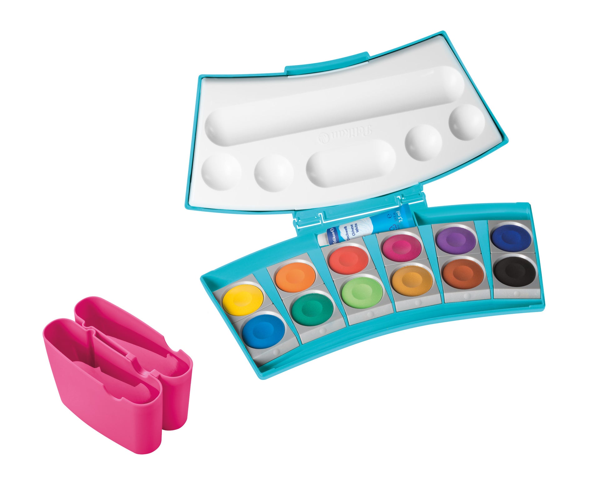 Pelikan Deckfarbkasten – 12 Farben, deckend