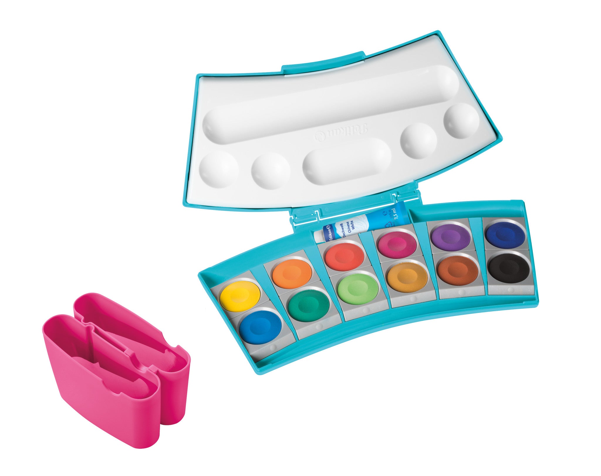 Pelikan Deckfarbkasten – 12 Farben, deckend