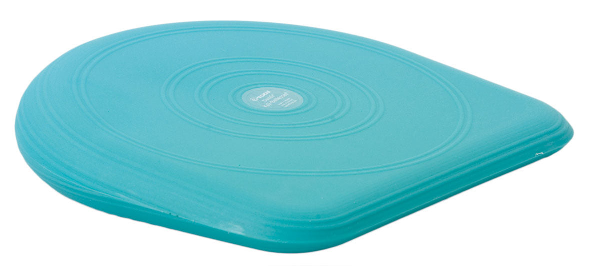 TOGU Balancekissen – Durchmesser 35 cm, Luft, rund, Handpumpe, türkis, für Stuhl