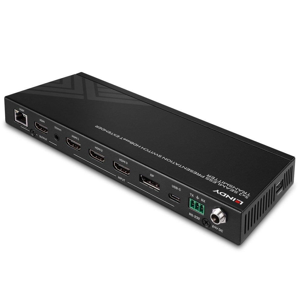 Lindy 5 Port Nahtlose Präsentation – HDBaseT Switch