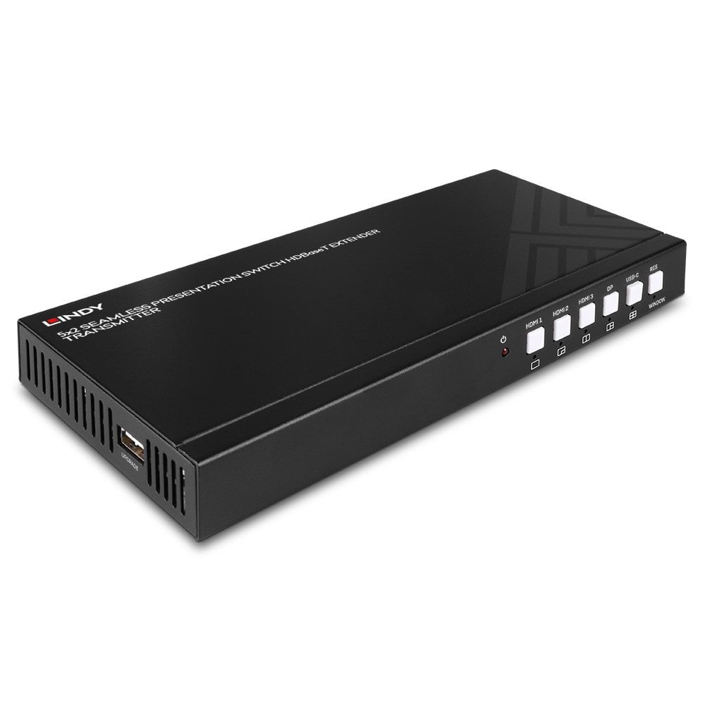 Lindy 5 Port Nahtlose Präsentation – HDBaseT Switch