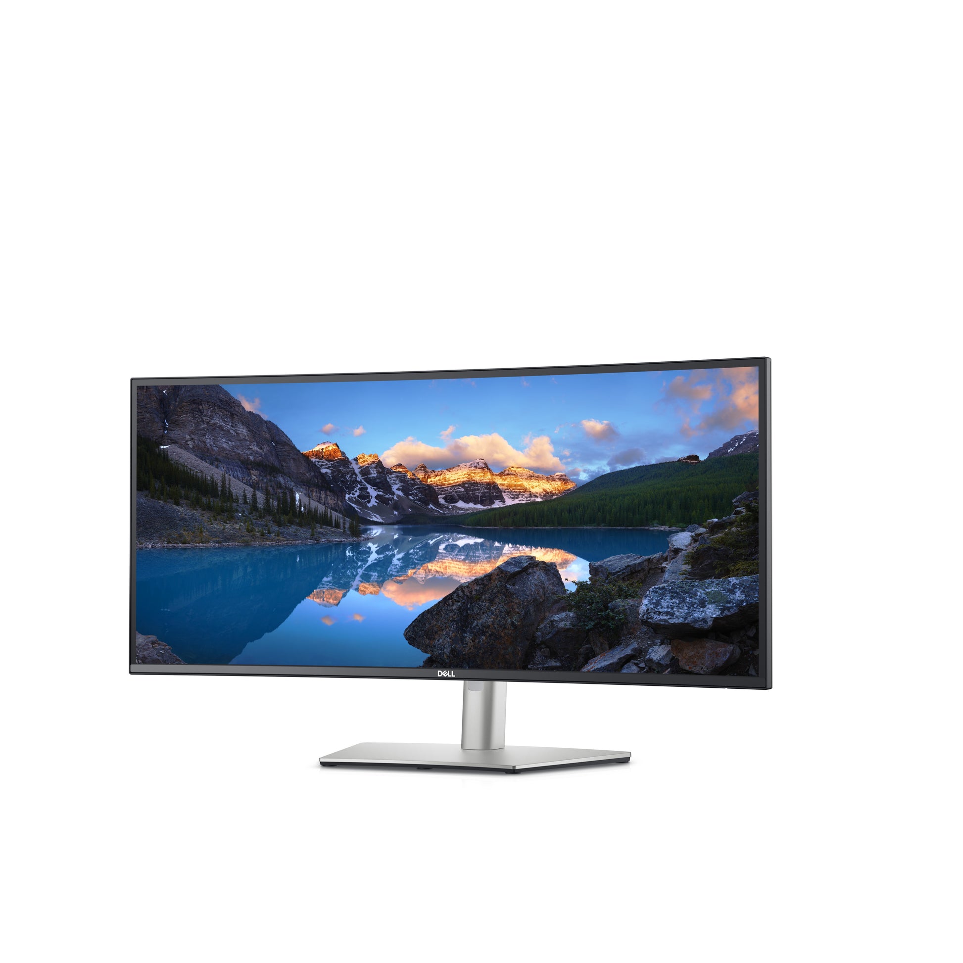 DELL UltraSharp U3423WE – Monitor, 34,1", IPS, 60 Hz, 300 cd/m², VESA 100 × 100, Silber