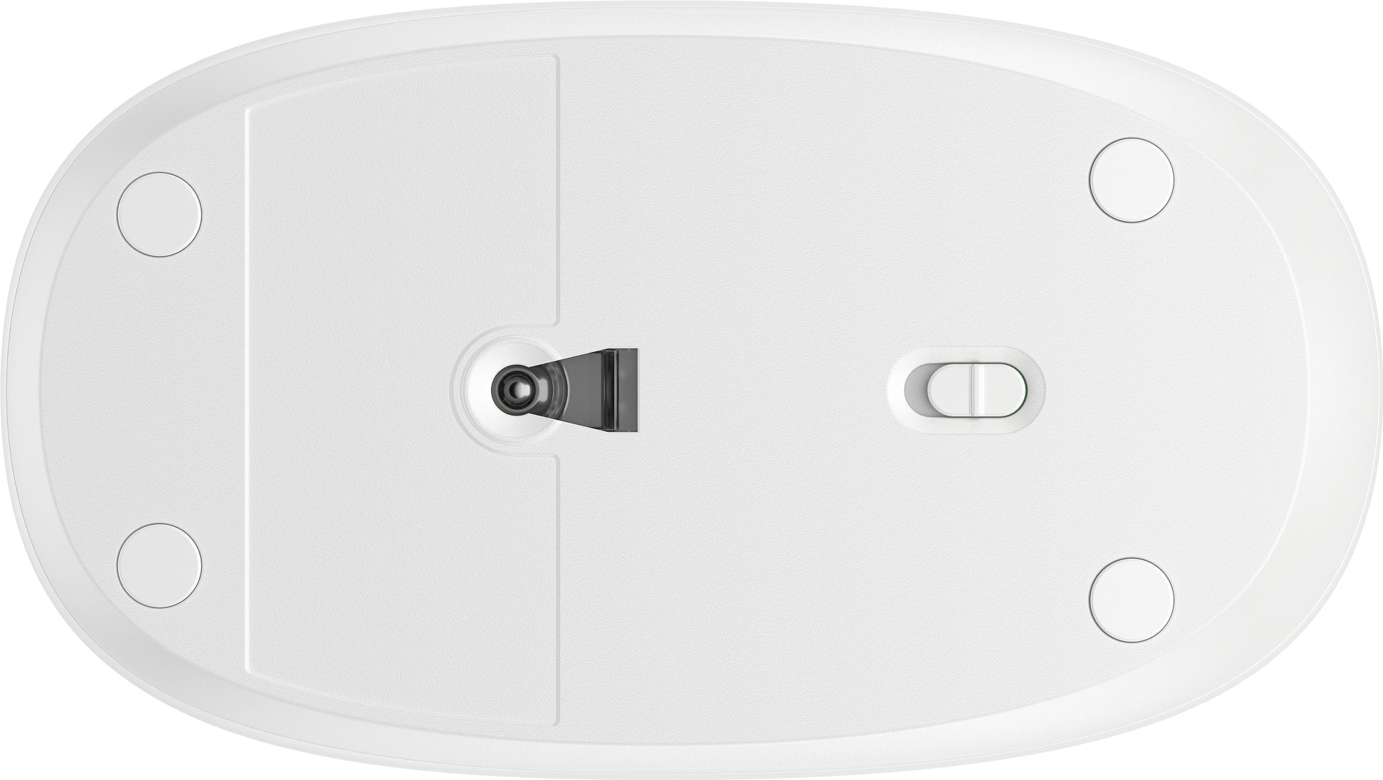 HP 240 – Maus – Kabellos (Bluetooth), beidhändig, Weiss