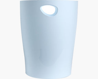 Exacompta Aquarel Papierkorb – 15 l – Kunststoff (PP), rund – blau
