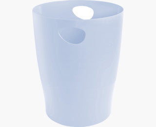 Exacompta Aquarel Papierkorb – 15 l – Kunststoff (PP), rund – blau