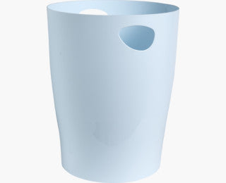 Exacompta Aquarel Papierkorb – 15 l – Kunststoff (PP), rund – blau