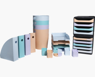 Exacompta Papierkorb ECOBIN Aquarel – 15 l – Kunststoff (PP), rund – hellgrün