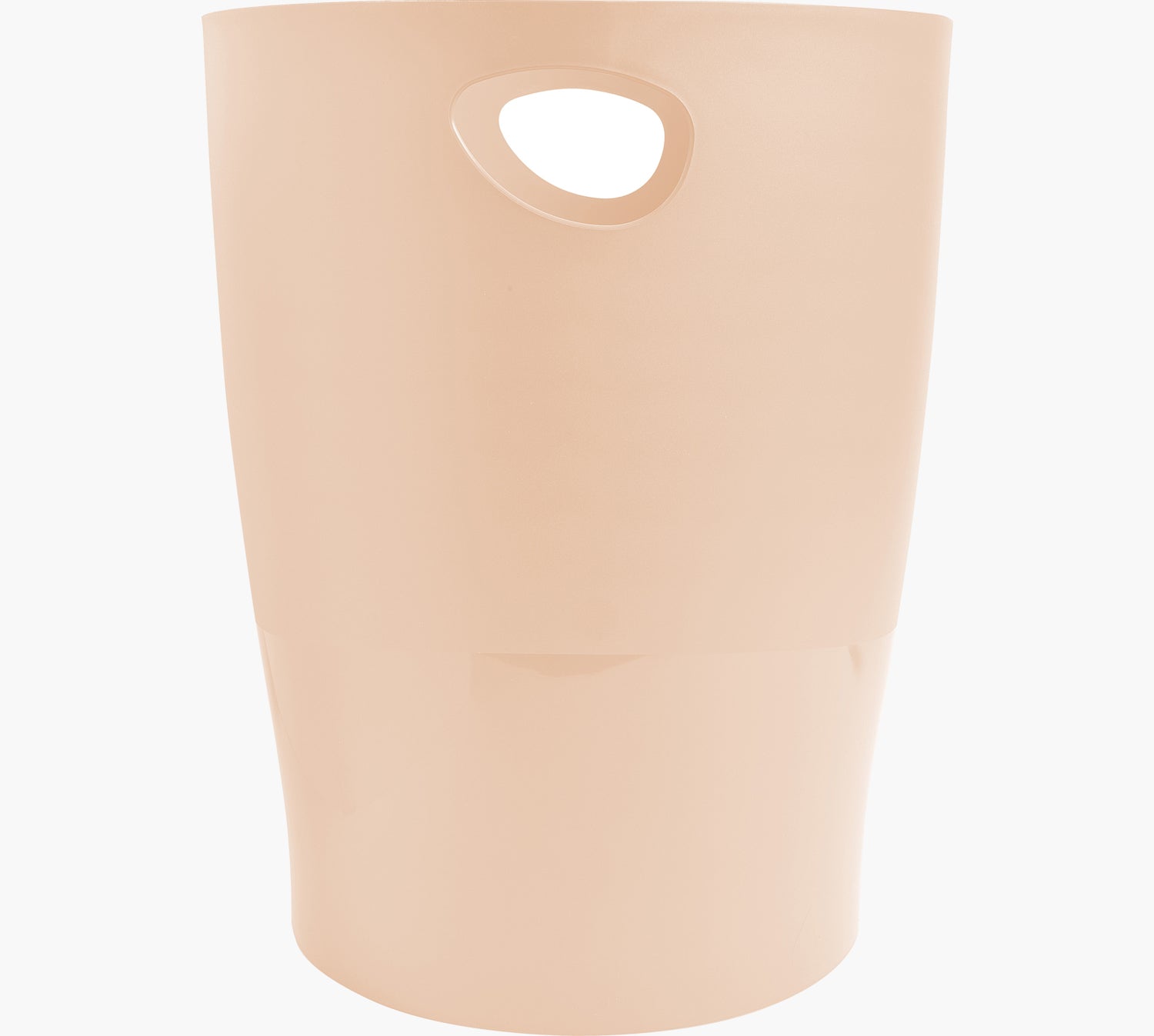 Exacompta Papierkorb Aquarel – 15 l – Kunststoff (PP), rund – korallenrot