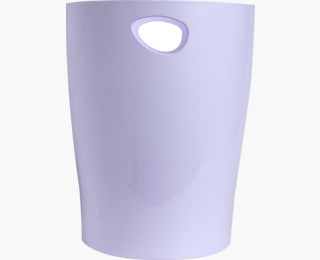 Exacompta Ecobin Papierkorb – 15 l – Kunststoff (PP), rund – Malve