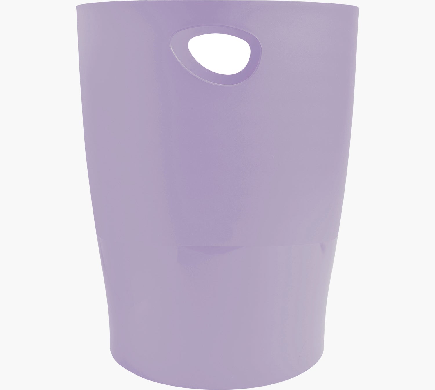 Exacompta Ecobin Papierkorb – 15 l – Kunststoff (PP), rund – Malve