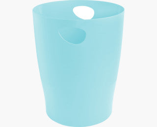 Exacompta Papierkorb ECOBIN Aquarel – 15 l – Kunststoff (PP), rund – hellgrün