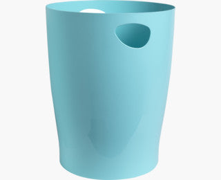 Exacompta Papierkorb ECOBIN Aquarel – 15 l – Kunststoff (PP), rund – hellgrün