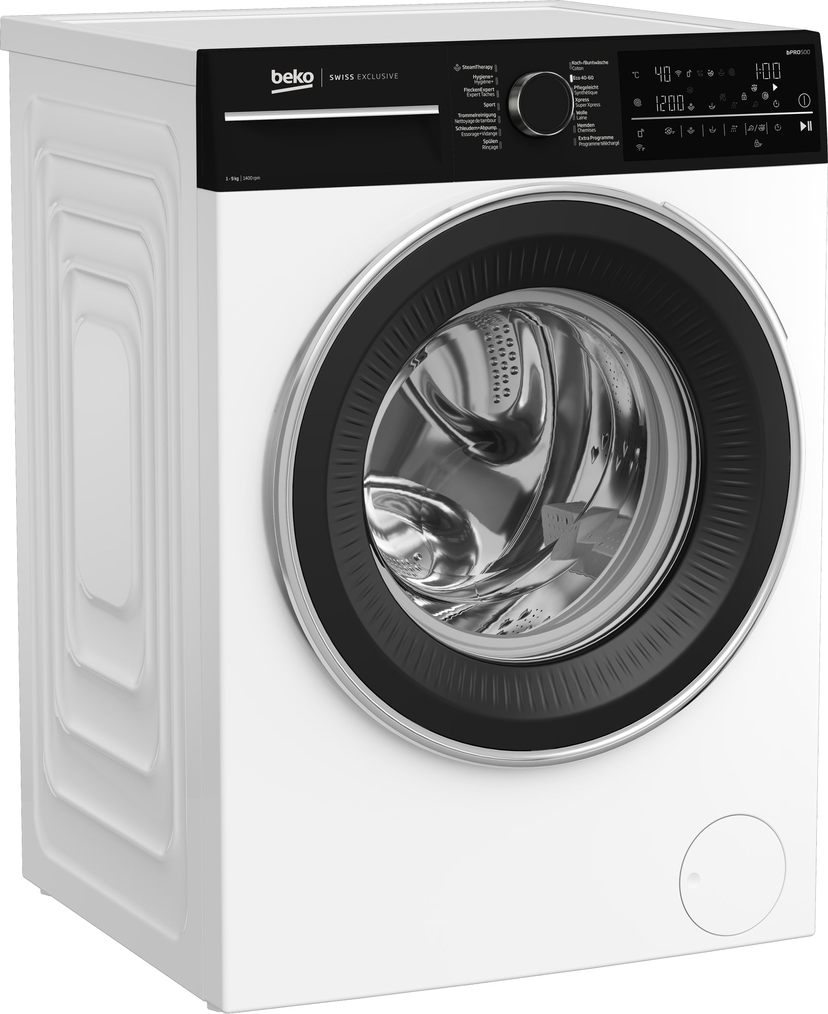 Beko Waschmaschine WM340 – 9 kg, 1400 U/min, Energieklasse A – weiss
