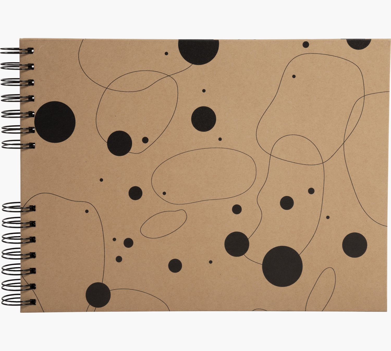 Exacompta Fotoalbum Wiro Eterneco – für 320 × 220 mm, Kraft, Spiralbindung, Karton