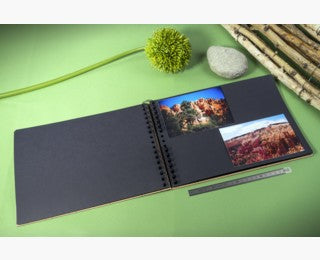 Exacompta Fotoalbum Wiro Eterneco – für 320 × 220 mm, Kraft, Spiralbindung, Karton