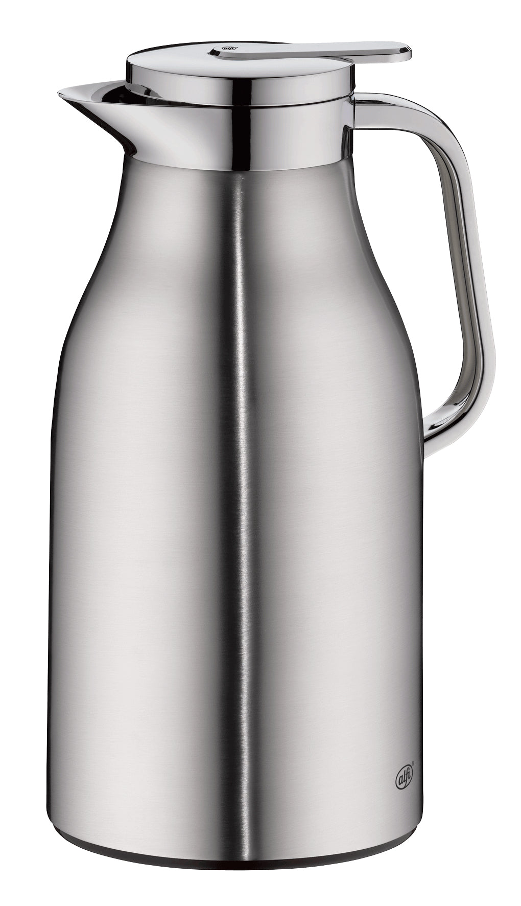 Alfi Thermoskanne Skyline – 1,5 l, 13,8 × 17,0 × 30,5 cm, Edelstahl/PP, Silber, vakuumisoliert, BPA-frei