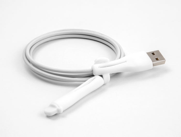 DeLOCK USB-Adapter USB-A auf Lightning – Silikon – Weiss – 2er-Set