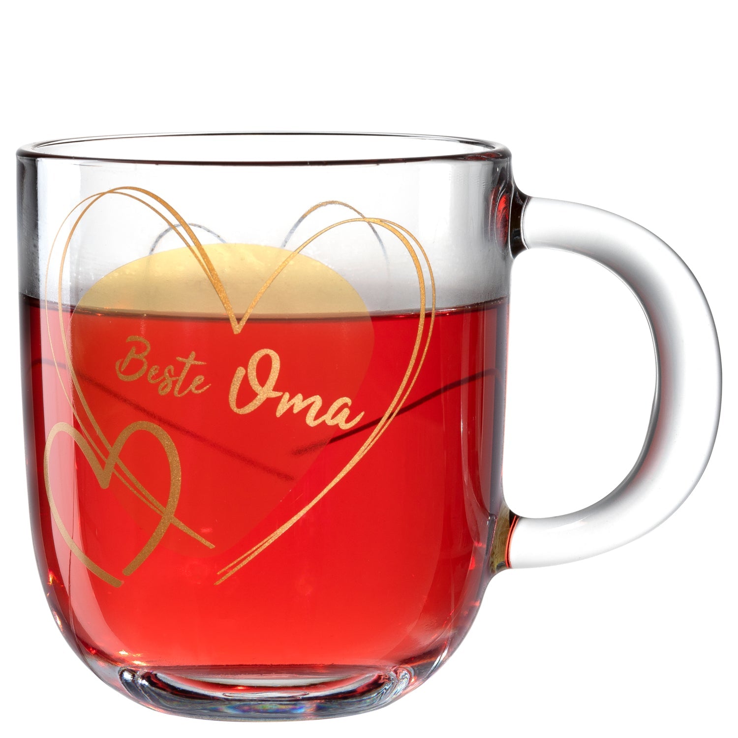 LEONARDO Tasse Emozione – 400 ml, Ø 8,7 cm, H 15,0 cm, Kalk-Natron-Glas, Transparent, mikrowellengeeignet