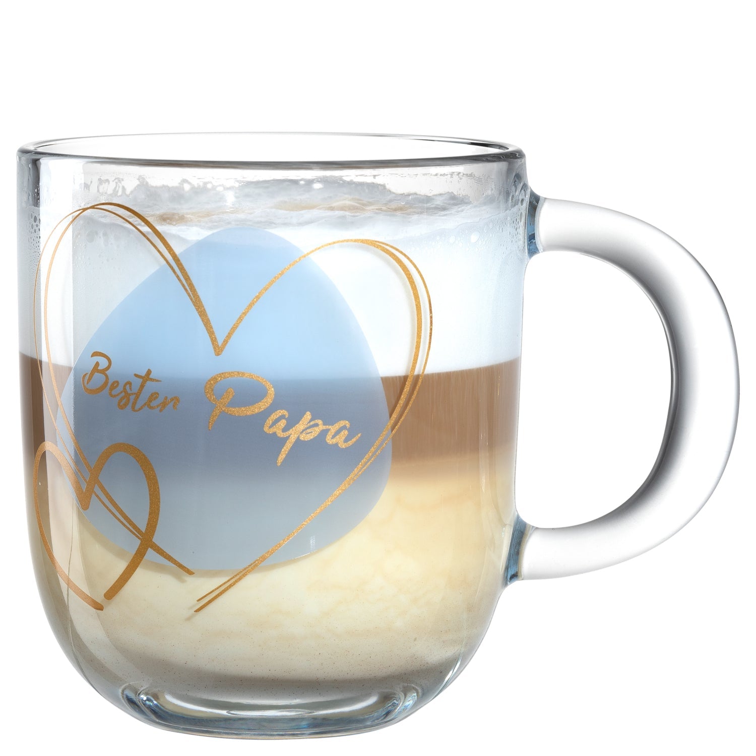 LEONARDO Kaffeetasse – 400 ml, Ø 8,7 cm, H 15,0 cm, Glas, Transparent, mikrowellengeeignet