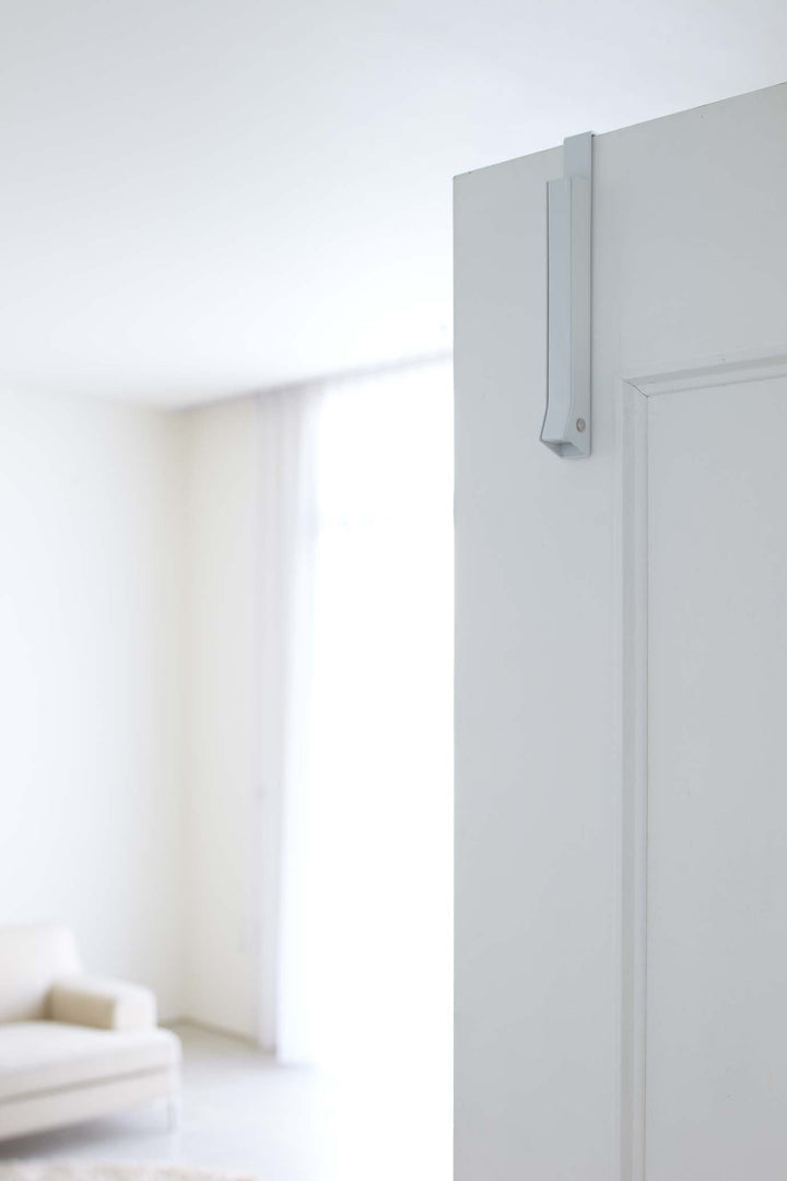 Yamazaki Smart Wandgarderobe – Stahl – Weiss – 205 × 200 × 20 mm