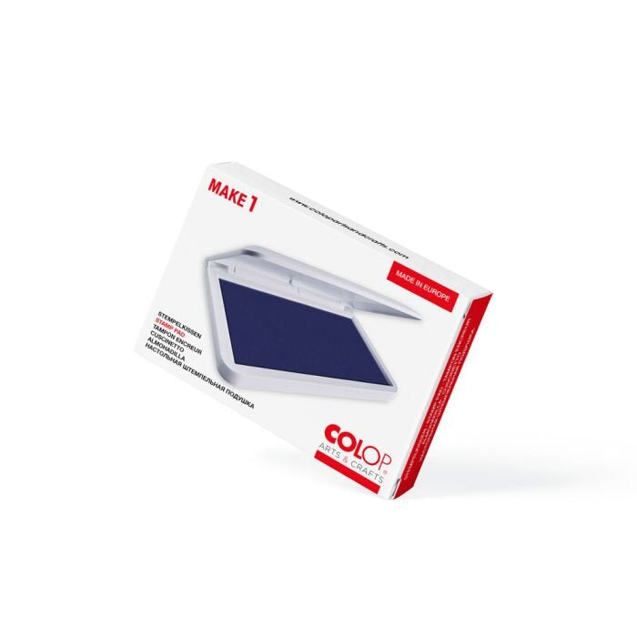 Colop Make 1 – Stempelkissen getränkt 90 × 50 mm – Blau