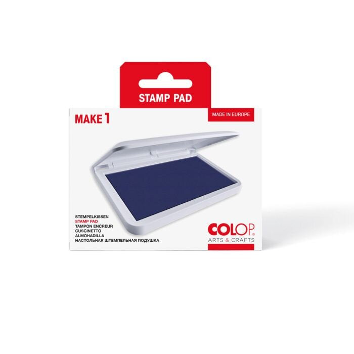 Colop Make 1 – Stempelkissen getränkt 90 × 50 mm – Blau